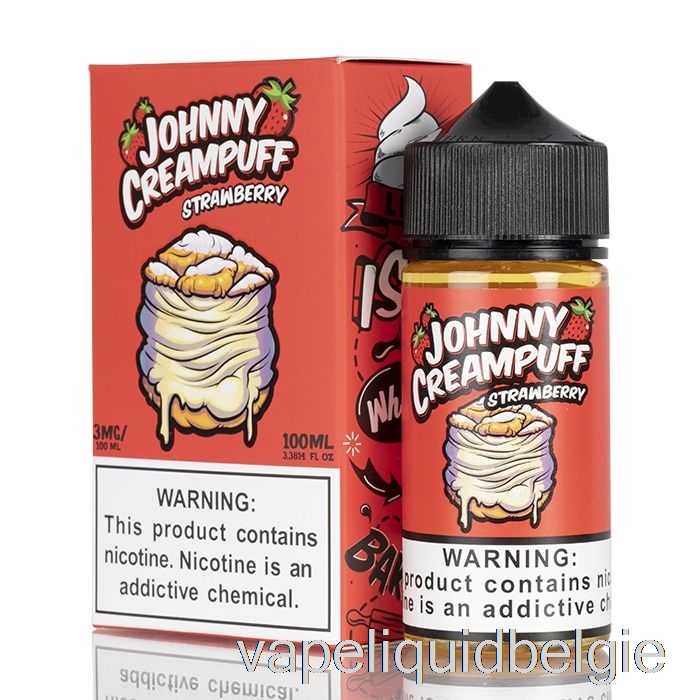 Vape Vloeibare Aardbei - Johnny Creampuff - 100ml 6mg